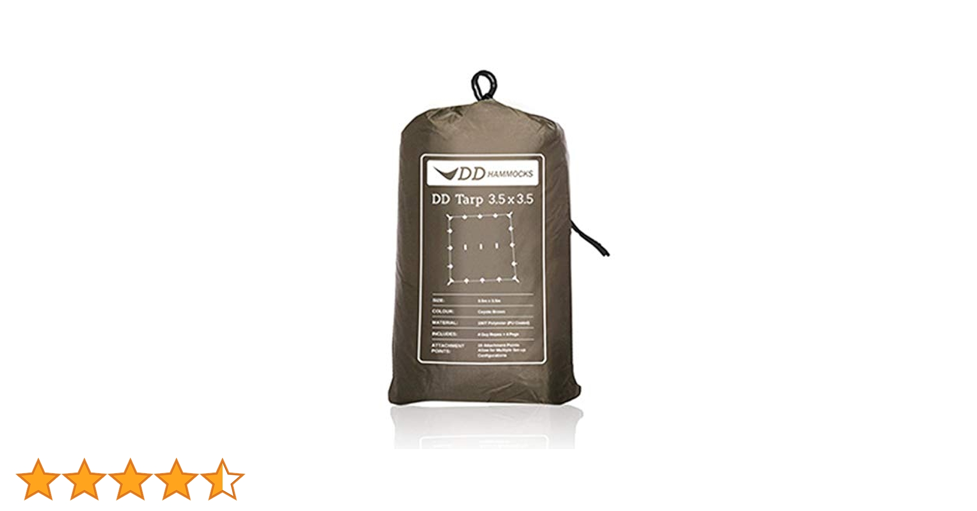 未使用品！DD Hammocks DD Tarp タープ 3.5 x 3.5 DD Tarp 3.5 x 3.5 | ddhammocksjapan
